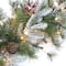 6ft. Pre-Lit Decorated Artificial Christmas Swag, Clear Incandescent Lights